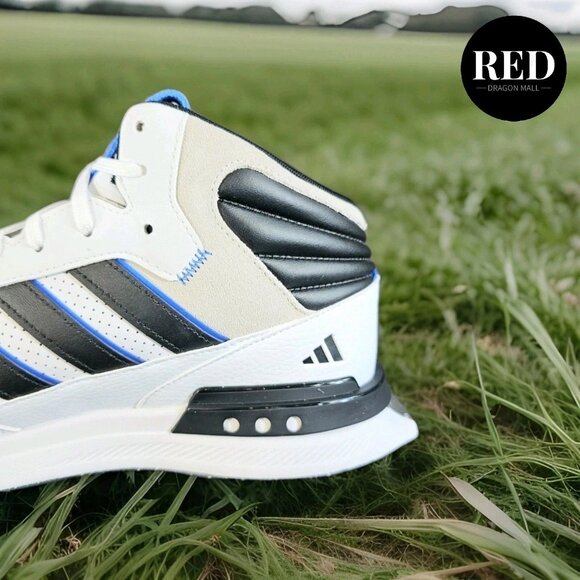 Adidas S2G Spikeless Mid Golf Shoes White Black ID8733 - Men\'s Size 10.5